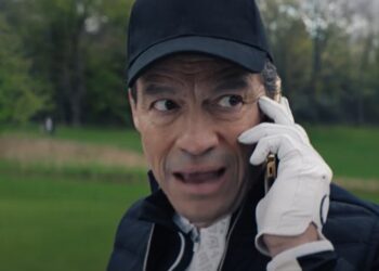 Nationwide mocks banks in golf ad with Dominic West