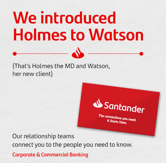 Santander uses iconic partnerships to build connections 