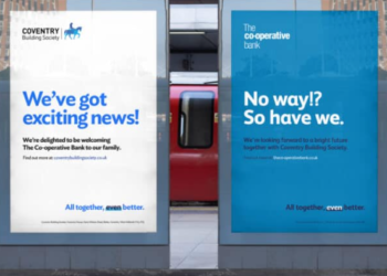 Co-operative Bank and Coventry Building Society unveil OOH assets