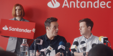 Santander renews partnership with Ant & Dec