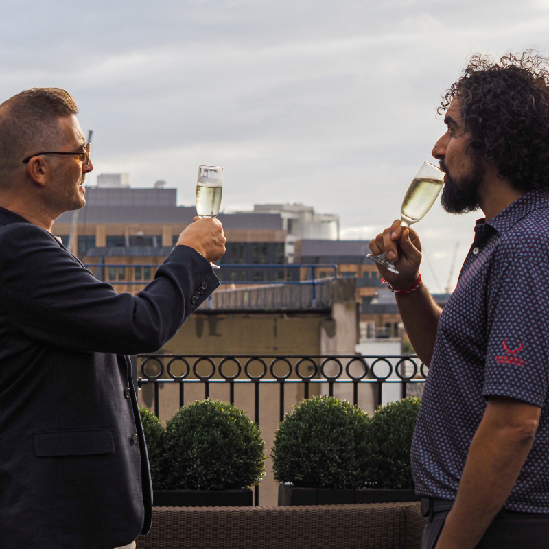 Gray and Orange Simple LinkedIn Profile Picture (14)