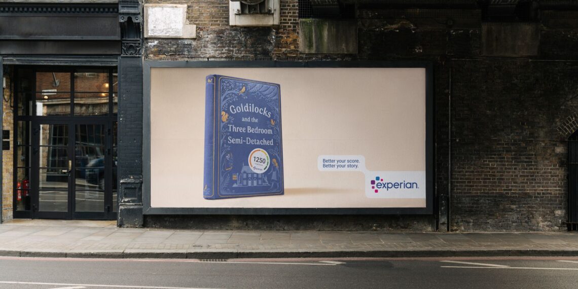 OOH Experian board showcasing its latest campaign