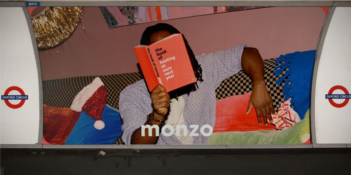 Monzo promotes ‘The Book of Money’ with tube takeover
