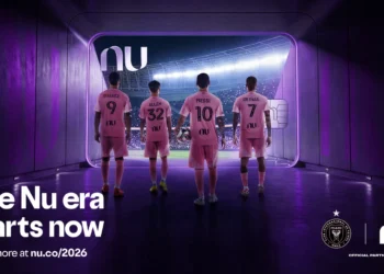 Inter Miami players with Nu branding
