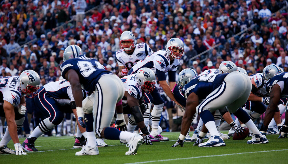 Dallas Cowboys on field