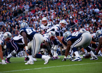 Dallas Cowboys on field