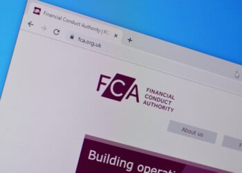 Screenshot of FCA website