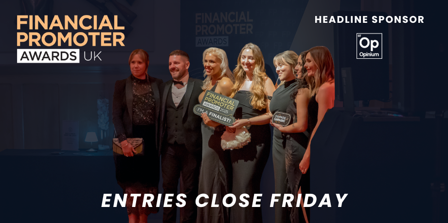 Financial Promoter Awards 2026: Entries close this Friday