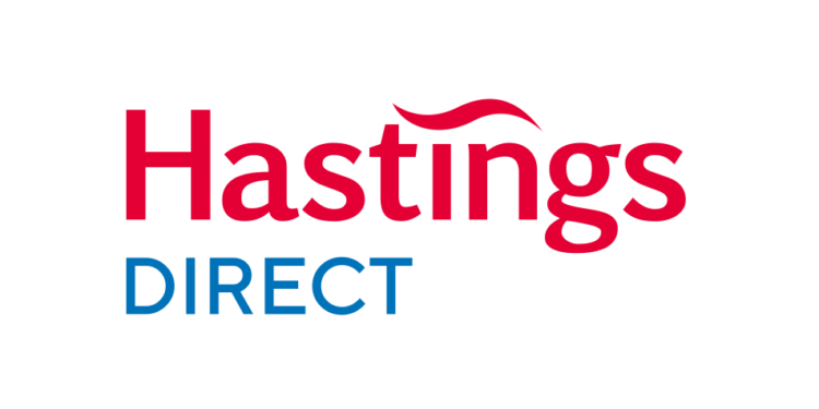 Hastings direct logo against a white background