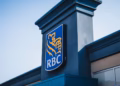 Photo of RBC logo on a building
