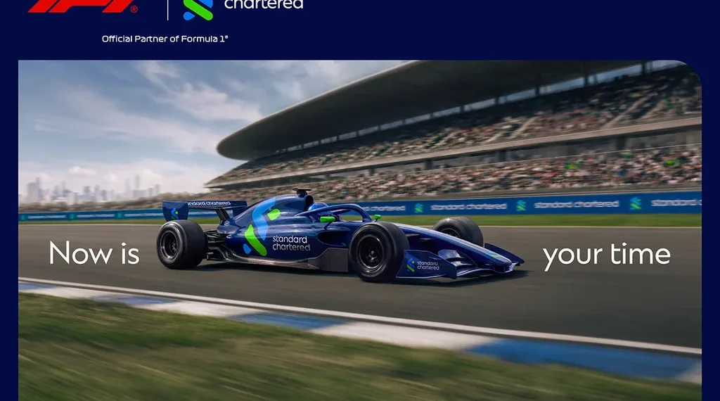 Standard Chartered draws on Formula 1 partnership for global brand push